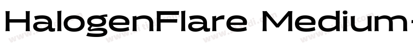 HalogenFlare Medium字体转换
